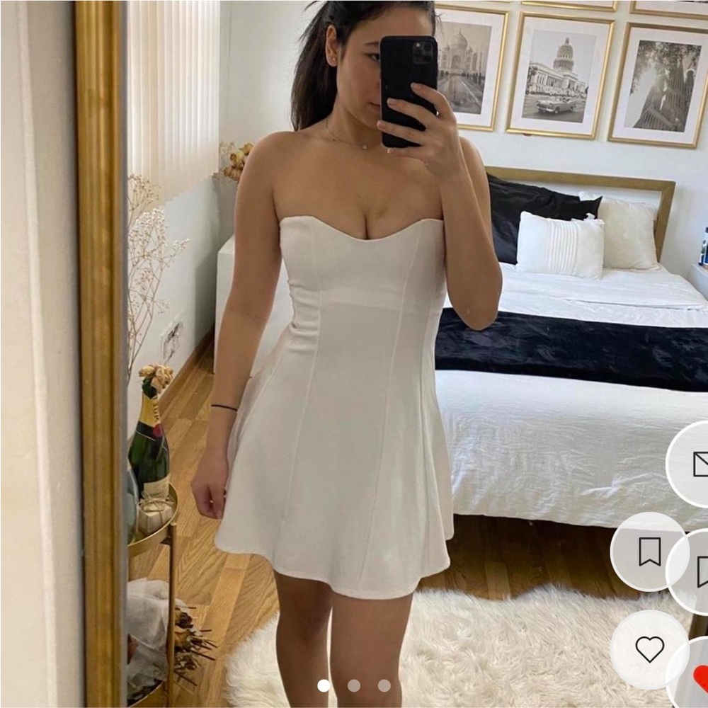White Corset Dress